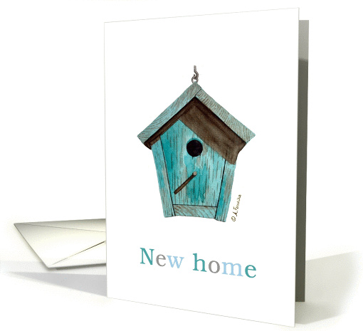 New Home Bird House Announcement card (73287)