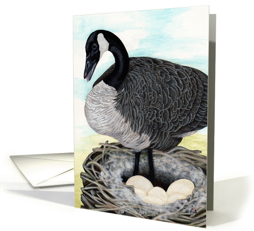Canada Goose Painting card (342803)