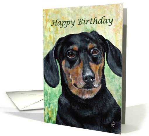 Dachshund Birthday card (411578)