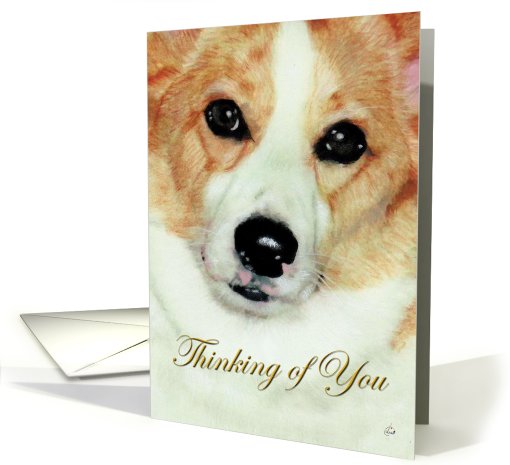 Friendship Dog Painting card (511922)