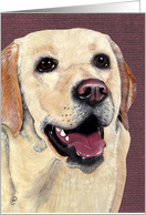 We Lab-’ADORE’ you !!! Labrador Dog Breed Painting card