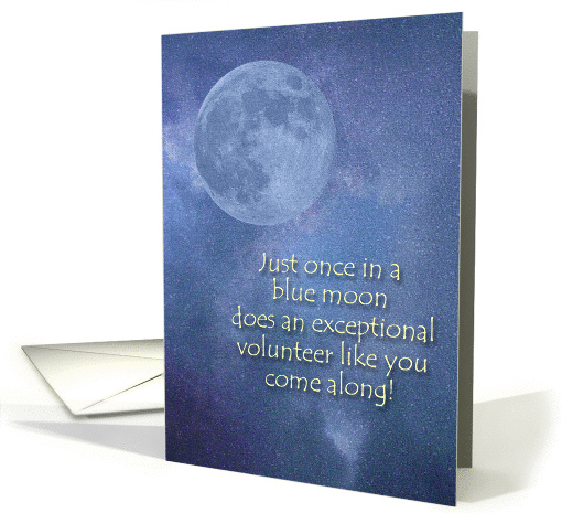 Exceptional Volunteer Recognition card (230155)