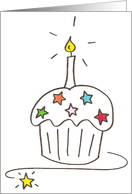 Birthday Cupcake card