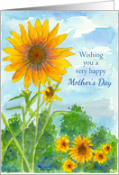 Wishing You A Happy Mother’s Day Sunflowers card