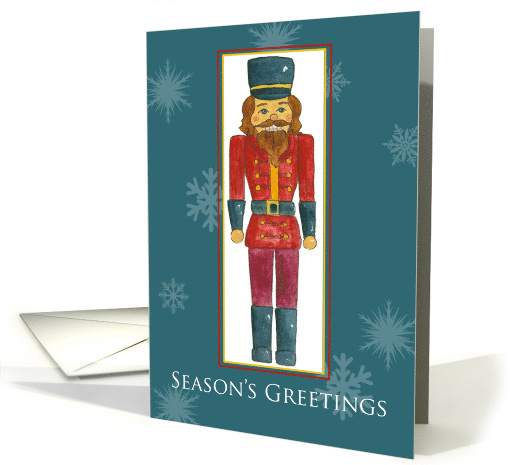 Season's Greetings Nutcracker Business Christmas card (1129926)