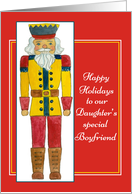 Happy Holidays To Our Daughter’s Boyfriend Nutcracker card