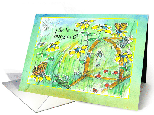 Happy Birthday Sweet Grandson Bug Box Insects card (134379)