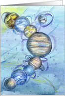 Happy Pluto Day February 18 Solar System Planets card