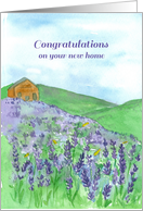 Congratulations On Your New Home Wildflower Hills card