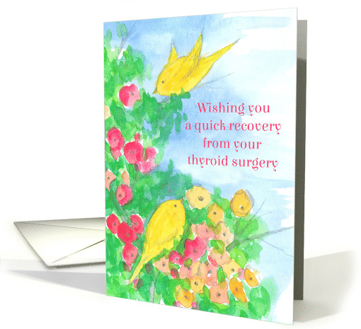 Wishing You Quick Recovery From Thyroid Surgery card (1559576)