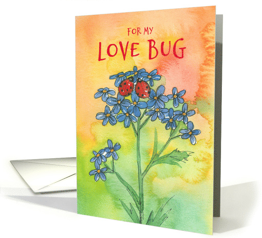 For My Love Bug Happy Valentine's Day Ladybird card (1711148)