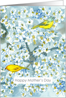 Religious Happy Mother’s Day Yellow Bird Tree card