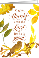 Happy Thanksgiving Scripture Chronicles Fall Leaves card