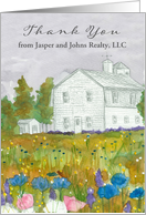 Thank You From Real Estate Property Management Farmhouse card