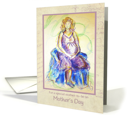 For A Special Mother-To-Be On Mother's Day Collage Art card (899249)