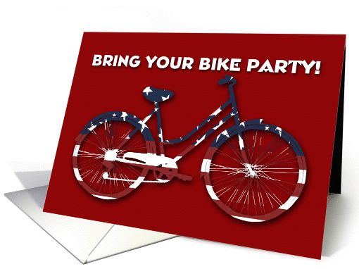 Bring Your Bike Party! Bicycle Party Invitation,... (1380030)