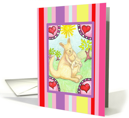 Baby's First Valentine, Kangaroo Valentine Card, Hearts,... (140550)