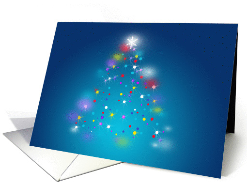 Christmas Tree Lights card (313135)