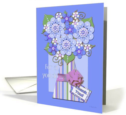 For All You Do ... Thank You! Administrative Professionals Day card