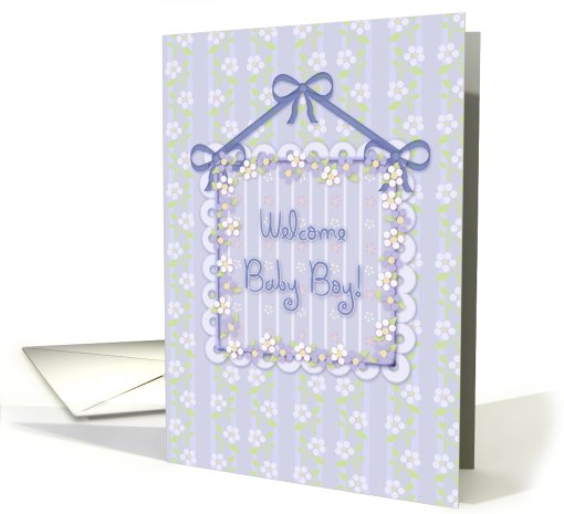 Welcome Baby Boy! card (525880)