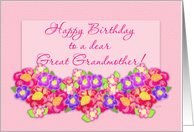 Happy Birthday Great Grandmother card