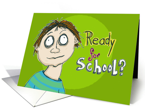 Back To School Best Wishes card (947591)