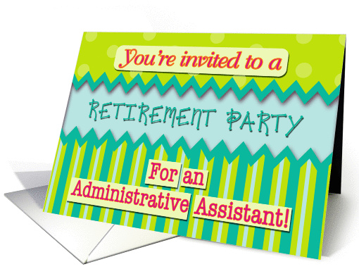 Retirement Party Invitation Administrative Assistant,... (955557)