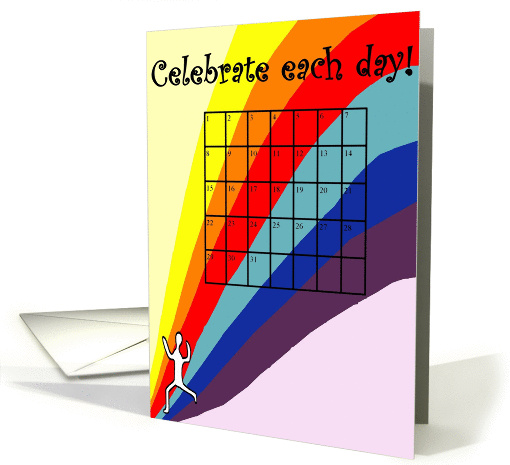 Celebrate each day card (75602)