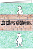 No walls card