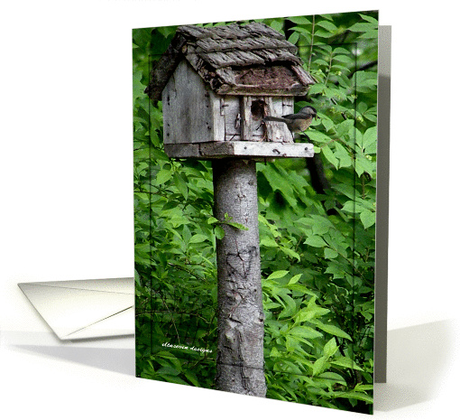 Birdhouse Thank You card (205662)