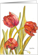 Easter Tulips card