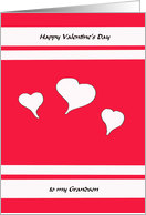 A Valentine for my Grandson card