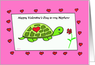 Nephew Valentine -- Turtle Love for my Nephew card
