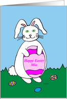Happy Easter Mia card