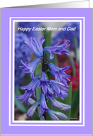 Easter Hyacinth Card for Parents card