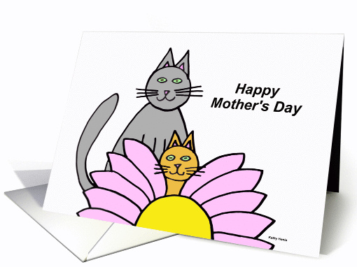 Mothers Day Card from Cat (Purrfect) card (174436)