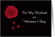 Husband Valentine -- Valentine Poem card