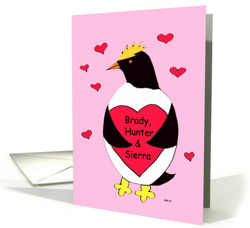 Brady, Hunter & Sierra Penguin card (365491)