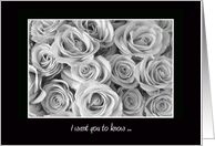 Will You Be My Hostess Card -- Roses card