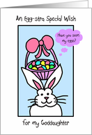 For my Goddaughter -- Easter Bunny Card