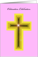 Female Clergy Ordination Invitation card