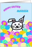 Card for Marissa from the Easter Bunny card