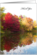 Georgeous Lake Sympathy or Funeral Thank You Card