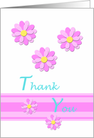 Daisies on White Employee Appreciation Thank You Card