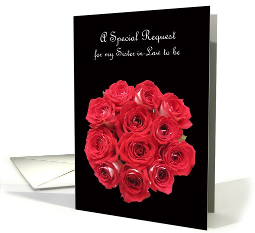 Future Sister in Law Will You Be My Bridesmaid Cards --... (822296)
