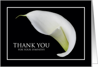 Sympathy Thank You Card -- Thank You for Your Sympathy card