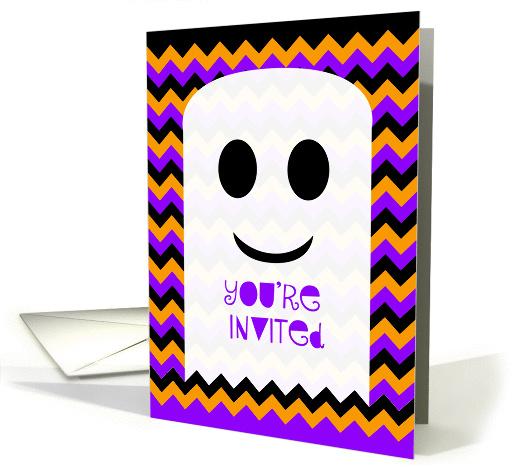 Ghost Halloween Birthday Party Invitation card (965979)