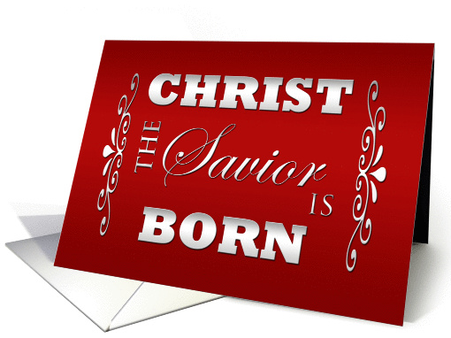 Christian Religious Christmas Card -- Christ the Savior in... (970185)