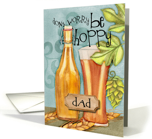 Be Hoppy Card for Dad with Beer and Hops card (1363450)