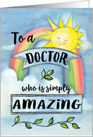 Thank You to a Doctor Who is Simply Amazing card
